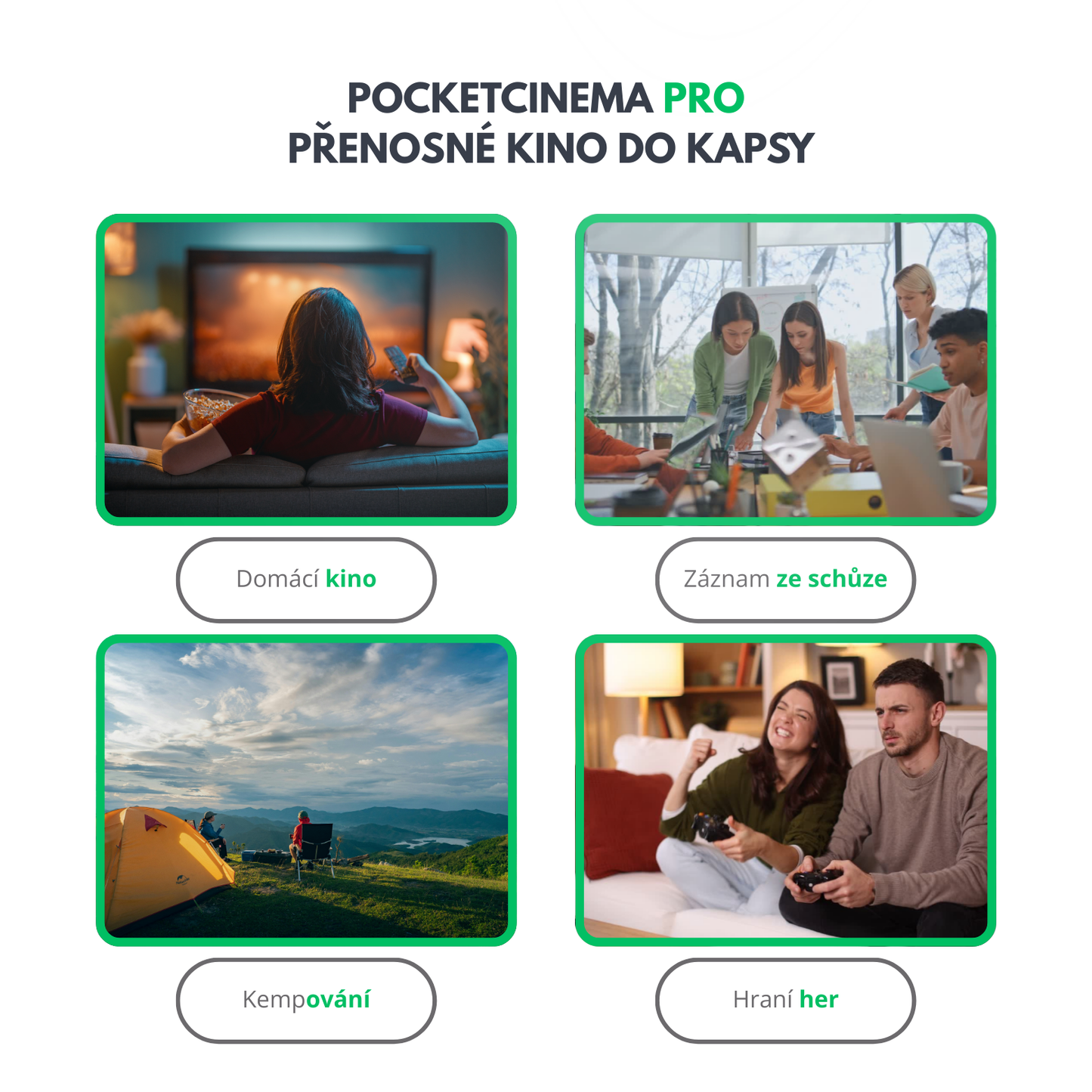 PocketCinema Pro – Přenosné kino do kapsy